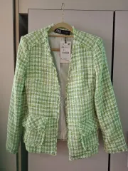 ZARA(ザラ) ツイード ジャケット 1 5 のみ ( xs )