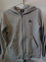 adidas(アディダス) フード付き ジップアップパーカー 小学校向け 150