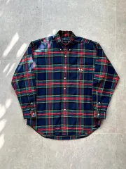 90 ' s ポロ Ralph Lauren(ラルフローレン) BLAKE チェック シャツ L （ 105 108 ）
