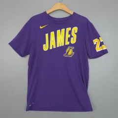 ナイキ NIKE NBA レブロン・ジェームス レイカーズ 半袖Tシャツ PURPLE M