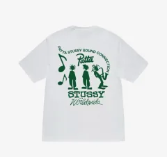 XXL STUSSY x patta THE SOUND コネクション Tシャツ 白