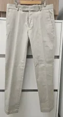 メンズ ライトベージュ 基本 スラックス