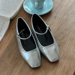 シルバー ストラップ MARY JANE(メリージェーン) 靴 シューズ