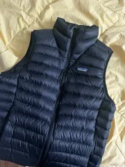 Sサイズ) patagonia メンズ ダウンセーター ベスト / ダウンベスト