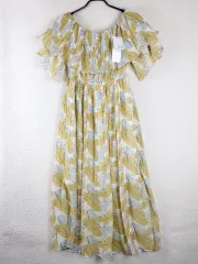 (新品)レディース オフショルダー ロング丈ワンピース(F)