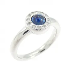 K18WG サファイヤ リング 0.36CT