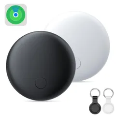 エアタグ airtag（2個セット）紛失防止タグ スマートタグ【2025新登場&MFI認証品&GPS全球超強信号】(Appleの「探す」に対応) IOS専用 スマートトラッカー gps タグ 子供 gps発信機 車両追跡 盗難対策 鍵 財布 超薄 超軽量 as