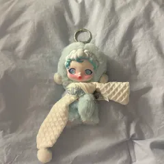 (新品) Skull Panda(スカルパンダ) 冬の交響曲 シリーズ 白い雪 キーホルダー ぬいぐるみ