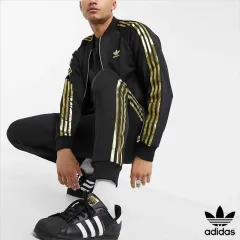 アディダス トラック ゴールド ブラック/ゴールド トラック スーツ セット