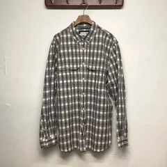 LACOSTE(ラコステ) ヘビー コットン チェック ワーク シャツ