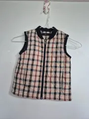 ダックス キッズ CHECK キルティング ベスト DAKS キッズ ダウンベスト