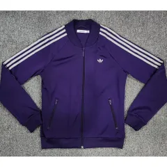 adidas(アディダス) スーパーガール 紫 シルバー トラックトップス ジャージ 100