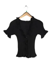 2PINK フリル リブ カーディガン 25032112