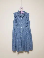 女児 ノースリーブ ワンピース