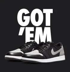 NIKE ナイキ エア ジョーダン 1 レトロ ロー OG ブラック ミディアム グレー 285 新品