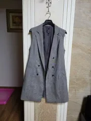 0328 ) モーガン チェックベスト (新品)