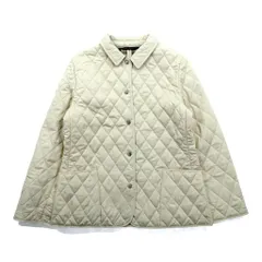 BURBERRY 英国製 キルティングジャケット M ベージュ 裏地 ノバチェック イギリス製