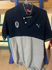 PUMA(プーマ) カラー Tシャツ ー ネイビー グレー