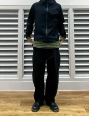 UNIQLO(ユニクロ) ワイド チャノパンツ (ウエスト周り) 85 ） 黒 出品