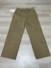 S INTEMPOMOOD ボタン ポケット カーゴパンツ ベージュ 新品