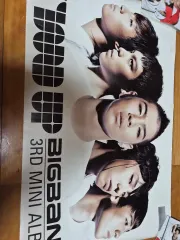 BIGBANG(ビッグバン) ミニ 3 家 アルバム ポスター