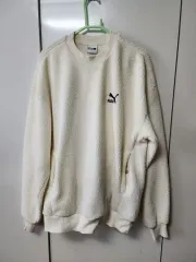 PUMA(プーマ) フリース 白 パーカー S