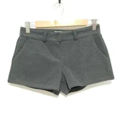 裏起毛 冬 ウール ショート パンツ S_i4120