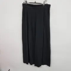 レディース 66 77 size UNIQLO(ユニクロ) ワイド バンディング コットンパンツ