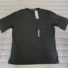 UNIQLO(ユニクロ) U airism relaxed fit 半袖 dark grayXL
