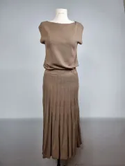 ROPE PICNIC プリーツ ロング ワンピース WOMEN M