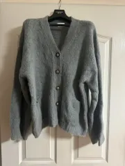 アルパカニット カーディガン