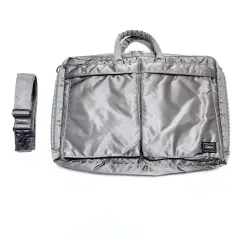 ポーター タンカー 2way ブリーフケース シルバー