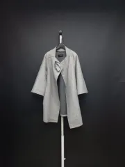 タイム TIME 秋冬 ウール ルーズオーバーサイズ フィット コート 44-77