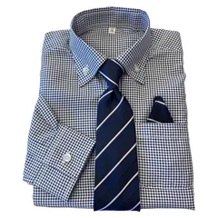 【新品】 フォーマル シャツ キッズ ネクタイ ポケットチーフ付き 卒園式 入学式 七五三 発表会 0