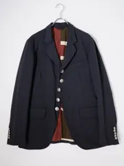 Paul Smithポールスミス メインライン ユニオンジャック裏地 シルバーボタン ウールテーラードジャケット【M】【MJKA81196】