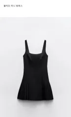 ZARA(ザラ) プリーツ ミニ ワンピース