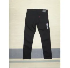 (新品34インチ) LEVI'S 508 レギュラー テーパード フィット ブラックジーン