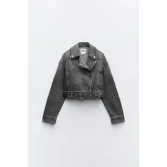 Zara ZARA(ザラ) ブラックブルーデニムジャケット s