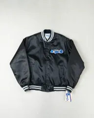 （ L ） デッドストック 90s チョークライン スタジアム サテン ジャケット_オーランド 魔法