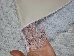 裾 レース ロング スカート