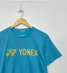 YONEX (ヨネックス) ビッグロゴ ラウンドネック スカイブルー 半袖 Tシャツ