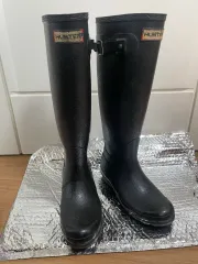HUNTER(ハンター) レインブーツ ロング 黒 uk3