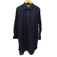 ユニクロジェイダブリューアンダーソン UNIQLO JW ANDERSON 25SS デニムシャツワンピース Lサイズ レディース JPN：L 