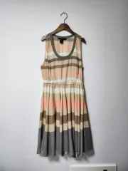 マークバイマークジェイコブス シルク 100 ノースリーブワンピース