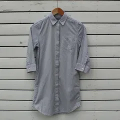 Polo ポロ ストライプ シャツ ワンピース