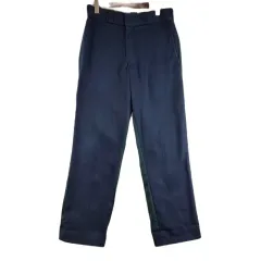 中古 メンズ 30 インチ/ディッキーズ カーキネイビー コットンパンツ Z6390