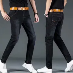 メンズ ストレッチ デニム ストレート スリム デニムパンツ