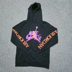 105 NIKE ジョーダン ビックロゴ 起毛 フードTシャツ (2576)