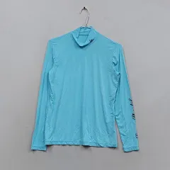 ルコックスポルティフ レディース100スリム タートルネックTシャツ 春 秋 スカイ 71616