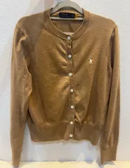 ポロラルフローレン カーディガン キャメル ベージュ M